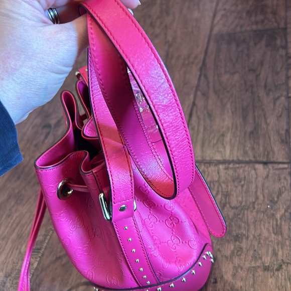 Stunning Gucci GG Guccissima Studded Bucket Bag - Picture 8 of 16